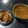 순무김치와 김치콩나물 국밥