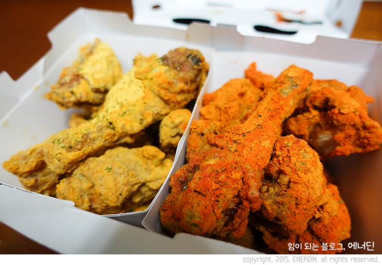 BHC 치킨 메뉴 추천, 뿌링클 반반 : 뿌링클과 핫뿌링클 후기*_* : 네이버 블로그