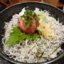 도쿄여행 둘째 날 - 도쿄 빅사이트 일식집 '와쇼쿠야(和食屋)' / 네기토로 멸치덮밥(ネギトロしらす丼)
