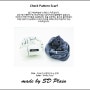Check Pattern Scarf_made by SD Plain