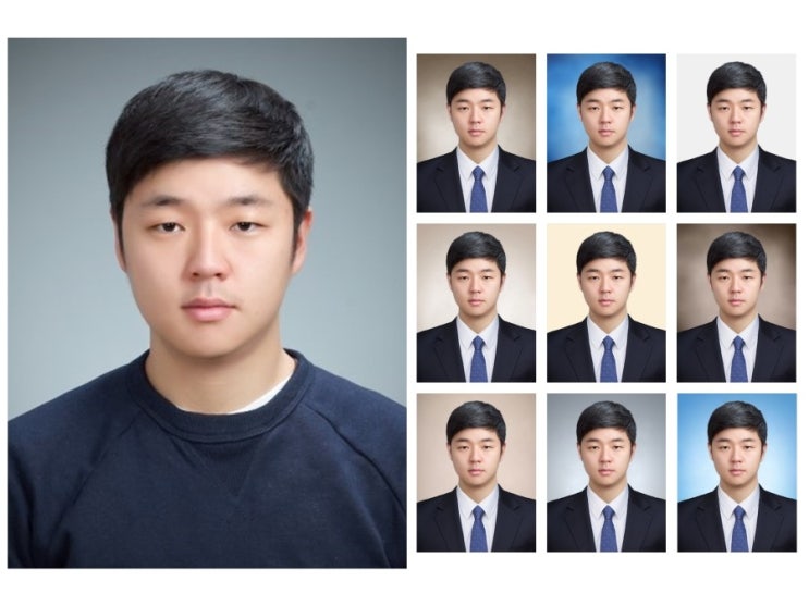 증명사진정장합성 하는 방법 대 공개 : 네이버 블로그