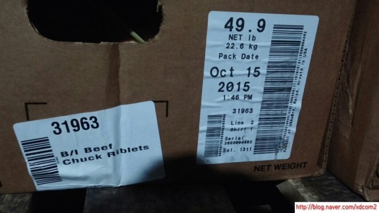 Swift / beef chuck riblets / 1311 / 소 척리블렛 BBQ(진공) : 네이버 블로그