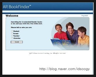 추천하고 싶은 사이트5 - AR Book Finder US (AR 북 레벨 알려주는 사이트) : 네이버 블로그