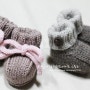 Knitting Baby Booties...베이비 슈즈,아기덧신,아기양말(주문제작,DIY패키지)