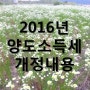 양도소득세 자본적지출 필요경비 인정 범위 개정