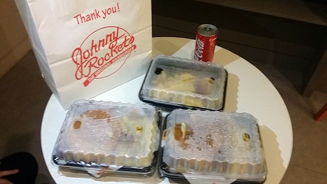[부산맛집 #51] 해운대 센텀 신세계 지하1층 자니로켓(Johnny Rockets) 수제햄버거 (2015.11.10 ...