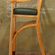 원목 의자, 바의자, 아일랜드 식탁 의자 / 묘한, 나무의 시간