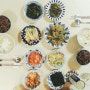[집밥 밥상] 떡만두국, 잡채, 꼬치전, 동그랑땡, 나물 + 김치2종