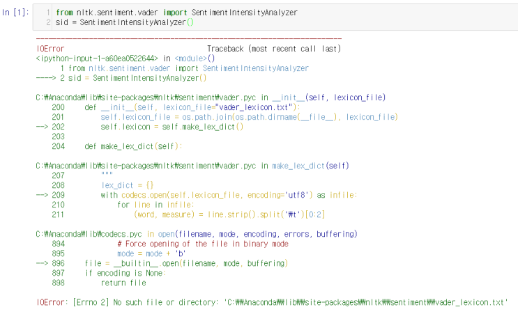 [파이썬 , python] NLTK, 자연어 처리와 감정분석 준비 : 네이버 블로그