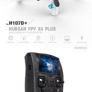 FPV가 가능한 미니드론 협산 Hubsan FPV X4 Plus H107D