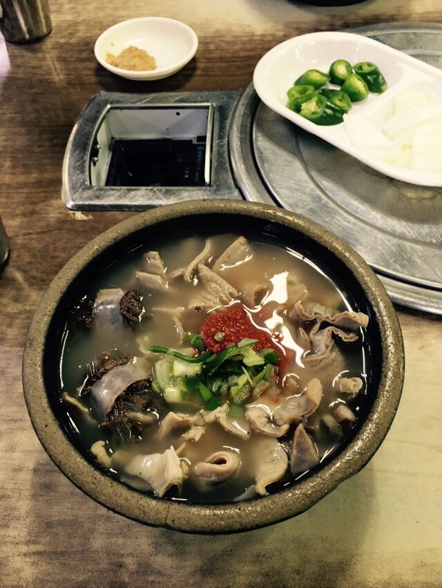 오 문창 순대 국밥