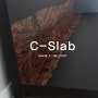 커피퍽 테이블 상판재 "씨슬랩(C-Slab)" 적용사례 - 거실장