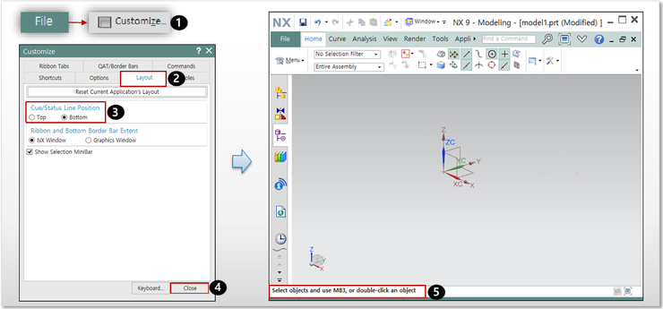 Nx Customer Defaults Customize Cuestatus Line Position 네이버 블로그