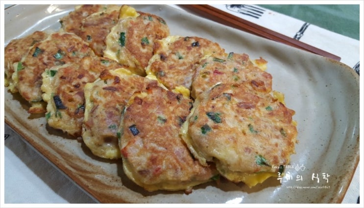 참치전 만들기 계란으로 부드럽게 : 네이버 블로그