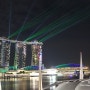 [나홀로 싱가포르 여행] 마리나베이샌즈호텔 레이저쇼와 야간 수영장