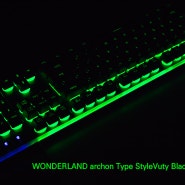 은은한 LED가 매력적인 WONDERLAND archon Type StyleVuty 블랙 키보드 리뷰