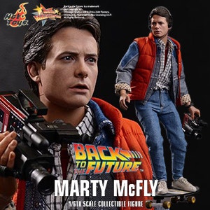 1/6 HOTTOYS HT MMS573 Marty McFly Back To The Future Action Figure