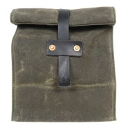 No.215 Lunch Tote in Olive & Black
