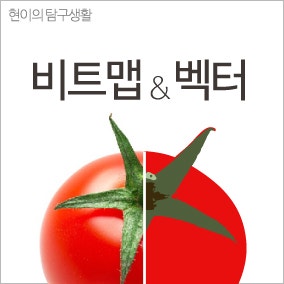 비트맵과 벡터의 차이점은? (Bitmap & Vector) : 네이버 블로그