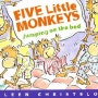 five little monkeys jumping on the bed / 노래 배우기와 종이접기(침대접기/손가락인형)