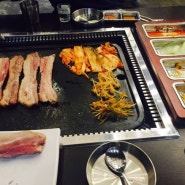 홍대삼겹살맛집, 저렴하게! 무한리필로~