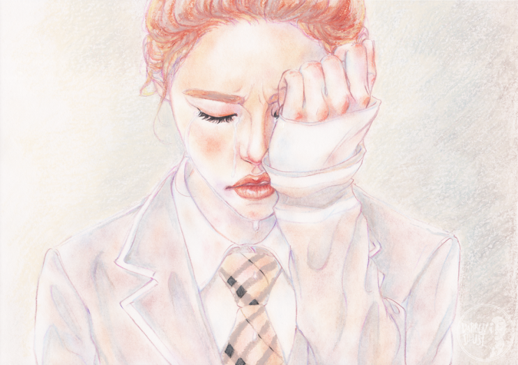 좌절 NEOPASTEL SENNELIER 시넬리에 카렌다쉬 오일파스텔 OILPASTEL 프리즈마 그림 프로듀스101 김청하