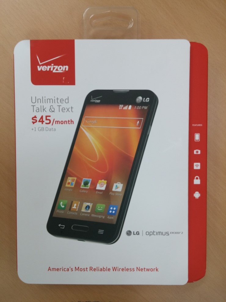 LG Optimus Exceed 2 (Verizon Prepaid) 국내 SKT에서 사용가능한 2G 스마트폰 입니다. : 네이버 블로그