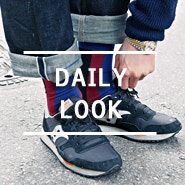 [LAON SOCKS x DAILY LOOK] NO. 007 Flag Korea - Blue Red