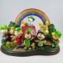 Danbury Mint "Luck of the Irish" Peanuts St. Patrick's Day Lighted Sculpture