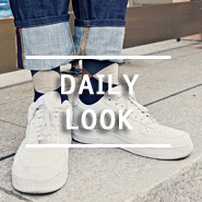 [LAON SOCKS x DAILY LOOK] NO. 010 ORIGINAL ARGYLE- NAVY