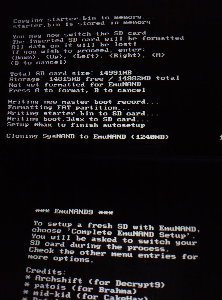3DS OTP 추출과 ARM9LoaderHax 가이드 - Part.1 - 시스낸드 및 에뮤낸드 세팅 : 네이버 블로그