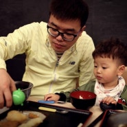 오사카 난바역 지하상가 우동왕 첫 점심식사