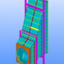 3D-MODEL(DUCT&STEEL STRUCTURE)