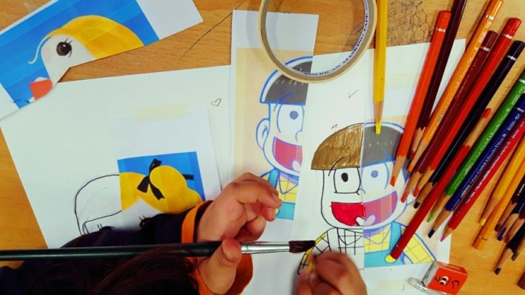 절반그림 완성하기 ! ! : 네이버 블로그
