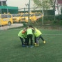 아이들을 집중하게 만드는 힘! 축구경기 시작전 작전시간 : 스포츠박스 축구교실 킹콩FC
