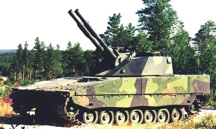 스웨덴 육군 CV90 AMOS 120mm트윈 박격포 보병전투차량 -Swedish CV90 AMOS 120mm Twin ...