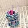 코바늘 소품 Brick stitch pot holder