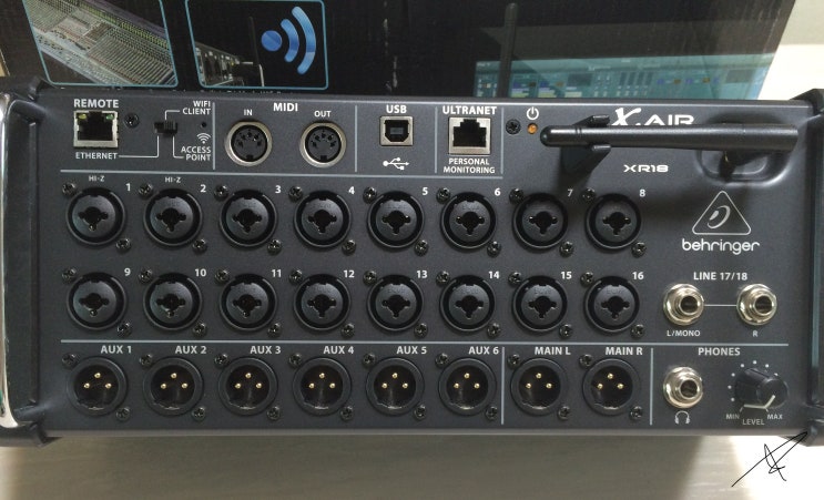 Behringer(베링거) XR18 / 내 장비 소개 : 네이버 블로그