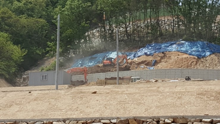 옹벽상단 법면 복구작업 : 네이버 블로그