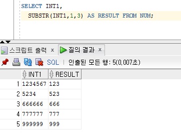 Oracle SUBSTR 문자열 자르기 : 네이버 블로그