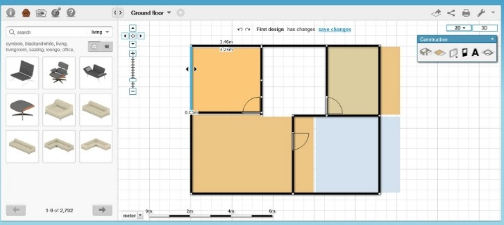 가구배치 집꾸미기 집만들기 시뮬레이션 [Floor planner](플로어 플래너) : 네이버 블로그