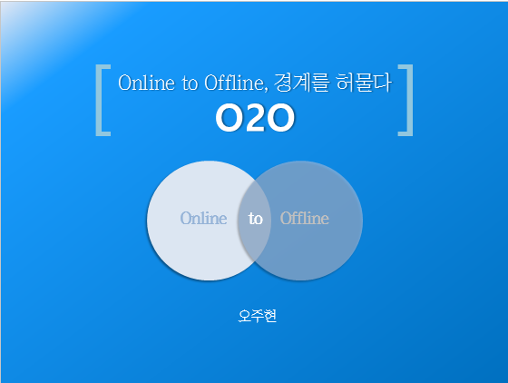O2O, 온오프라인의 경계를 허물다 : 네이버 블로그