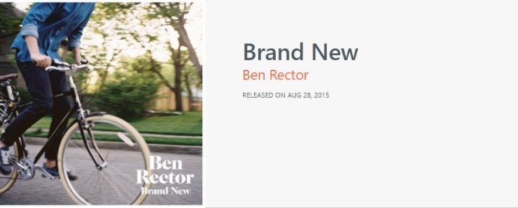 벤 렉터 BEN RECTOR - Brand New : 네이버 블로그