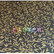 [예쁜한지]버들잎 금실크 문양한지, 데코, 한지, 디자인한지, 포장지