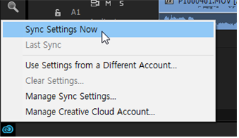 Creative Cloud Sync Setting : 네이버 블로그