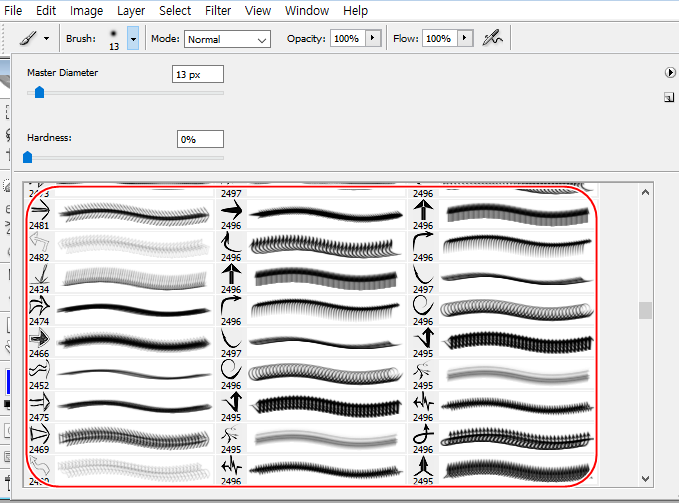포토샵 화살표 브러시 다운 및 사용법 : 네이버 블로그