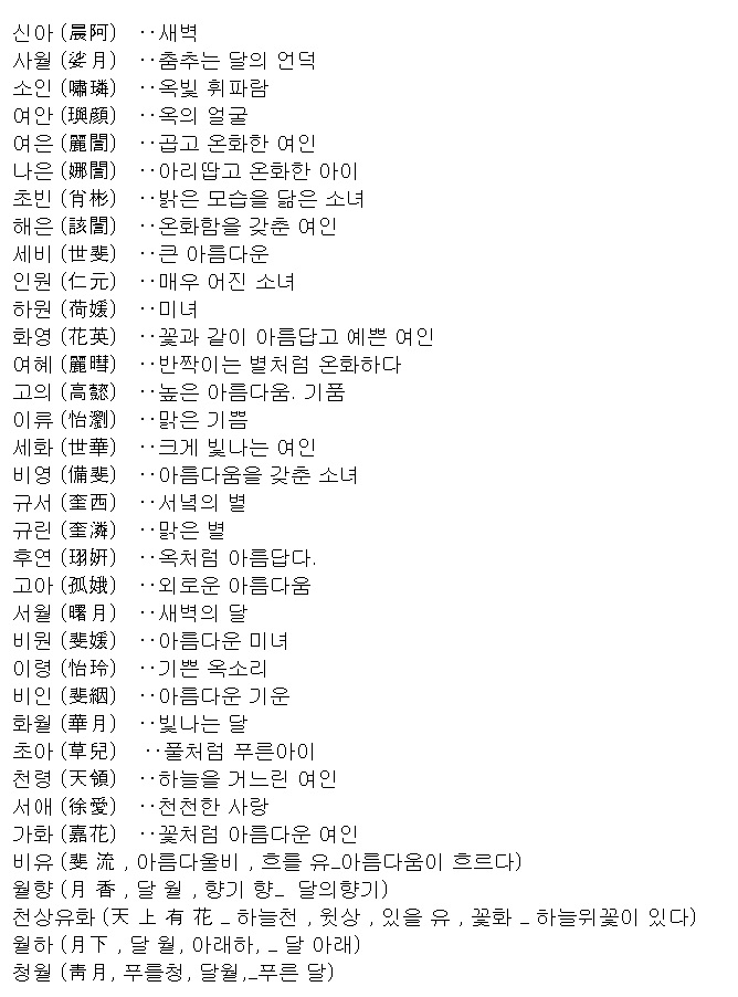예쁜 닉네임 추천, 순우리말 한글 닉네임 VS 한문 이름 : 네이버 블로그 예쁜 닉네임 추천, 순우리말 한글 닉네임 Vs 한문 이름 : 네이버 블로그