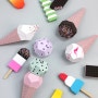 아이스크림 종이접기 3D 입체 종이인형 만들기 - 여름 놀이
