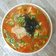 바지락얼큰칼국수