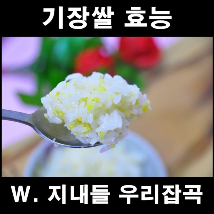 지내들우리잡곡에서 백미와 기장조 시켰어요 기장쌀 효능 : 네이버 블로그